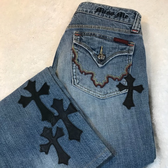 Miss Me Denim - Miss Me Jeans With Suede and Leather